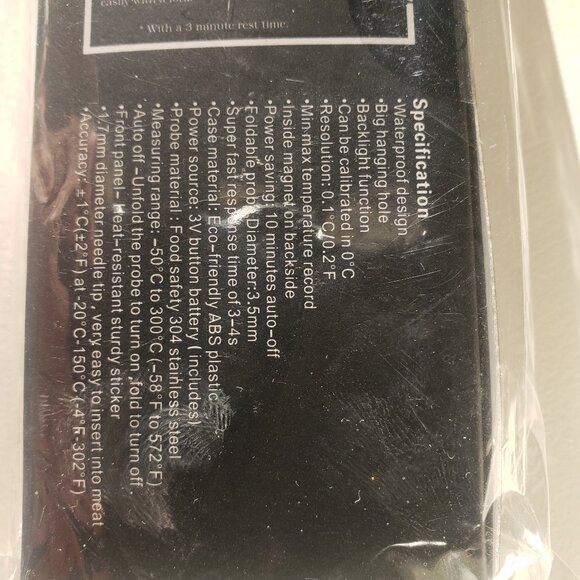 New Chlebem Waterproof Meat Thermometer - Picture 3 of 4